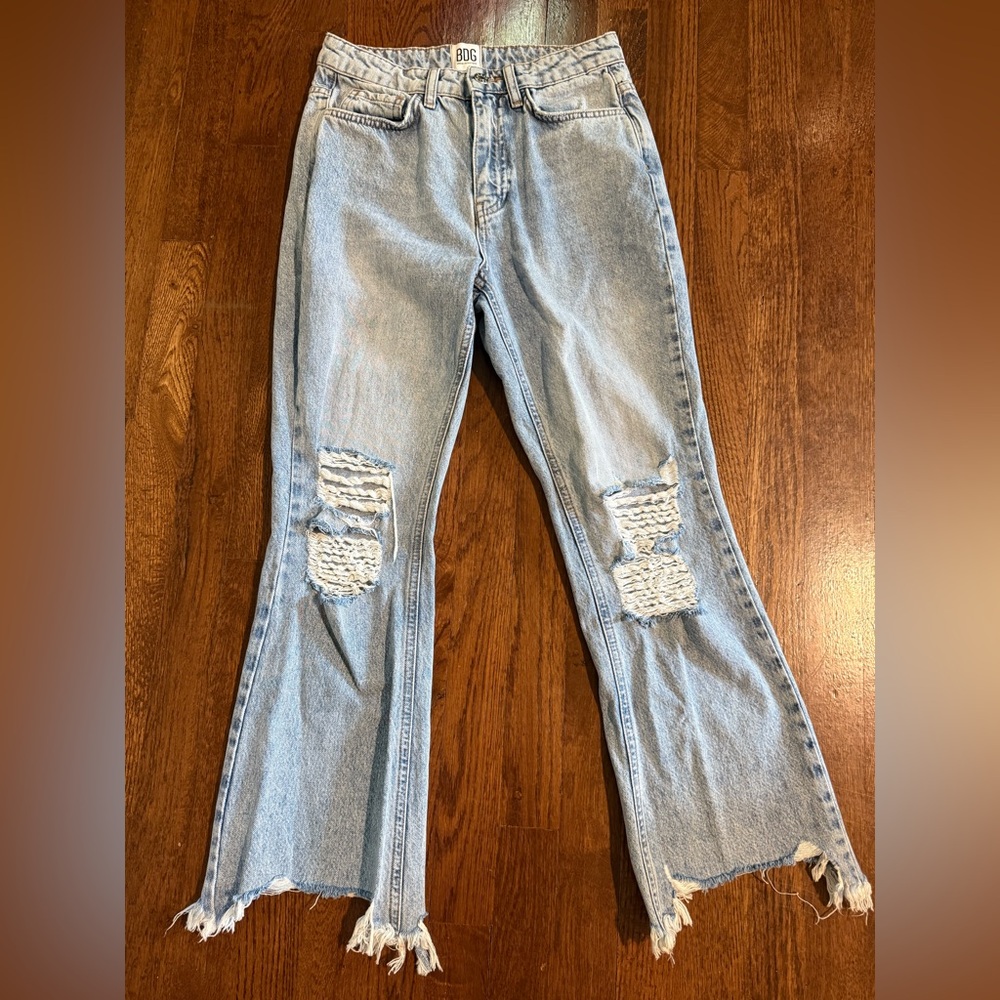 Urban Outfitters BDG Flare Ripped Jeans size 26